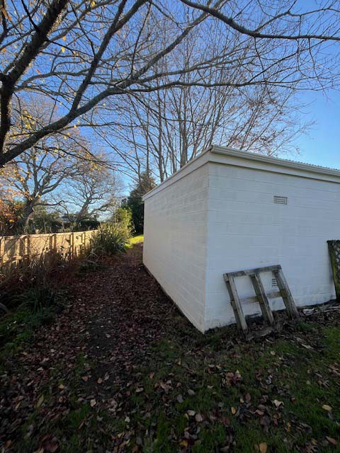 Exterior cleaning after